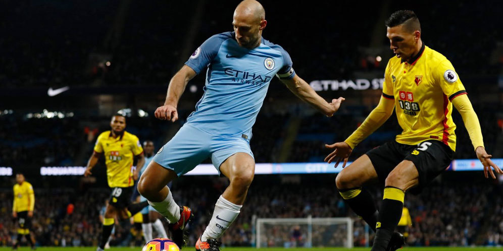 Hasil Pertandingan Manchester City vs Watford: Skor 2-0