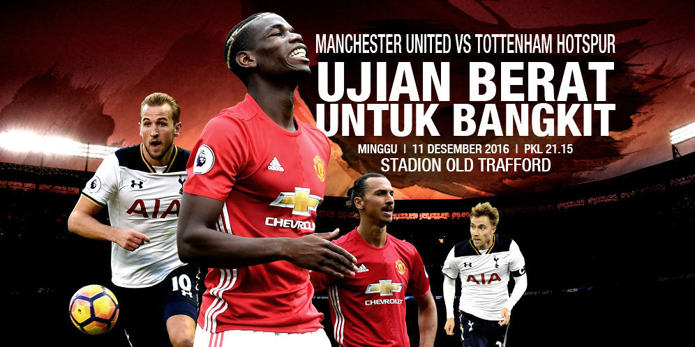 Prediksi Manchester United vs Tottenham Hotspur 11 Desember 2016