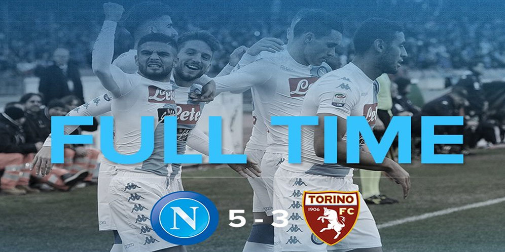 Highlights Serie A: Napoli 5-3 Torino