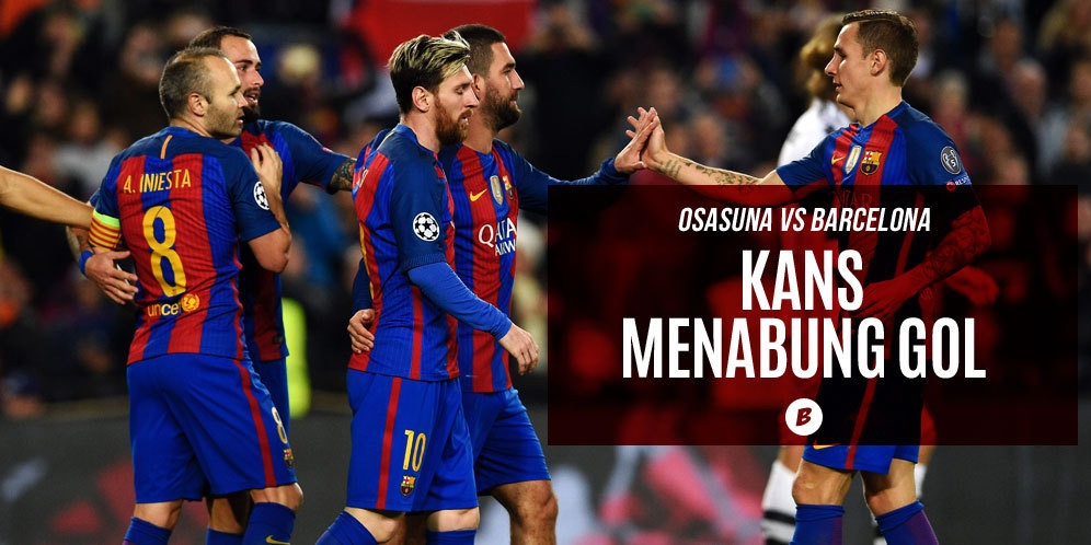 Prediksi Osasuna vs Barcelona 10 Desember 2016