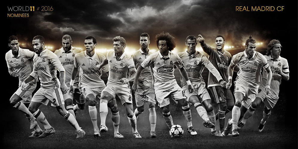 Real Madrid Dominasi Kandidat FIFA FIFPro World11