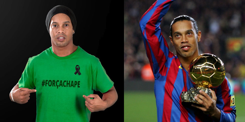 Dikaitkan dengan Chapecoense, Pihak Ronaldinho Angkat Bicara