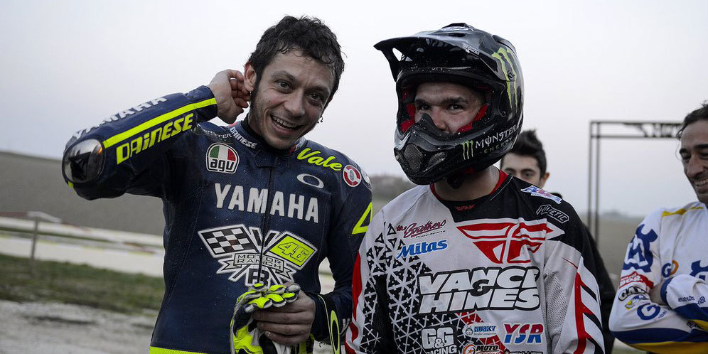 Aksi Valentino Rossi vs Flat Tracker Terbaik Amerika Serikat