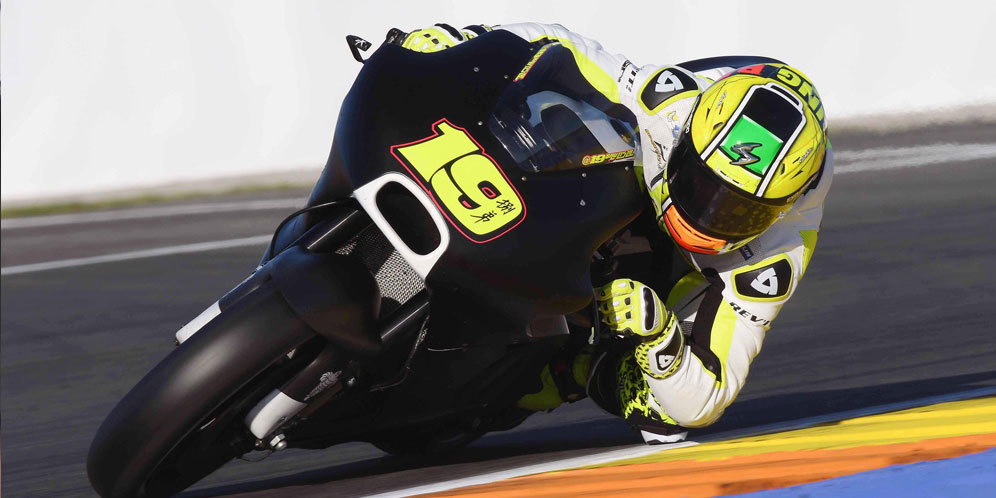 Alvaro Bautista di atas Desmosedici GP (c) Aspar Team