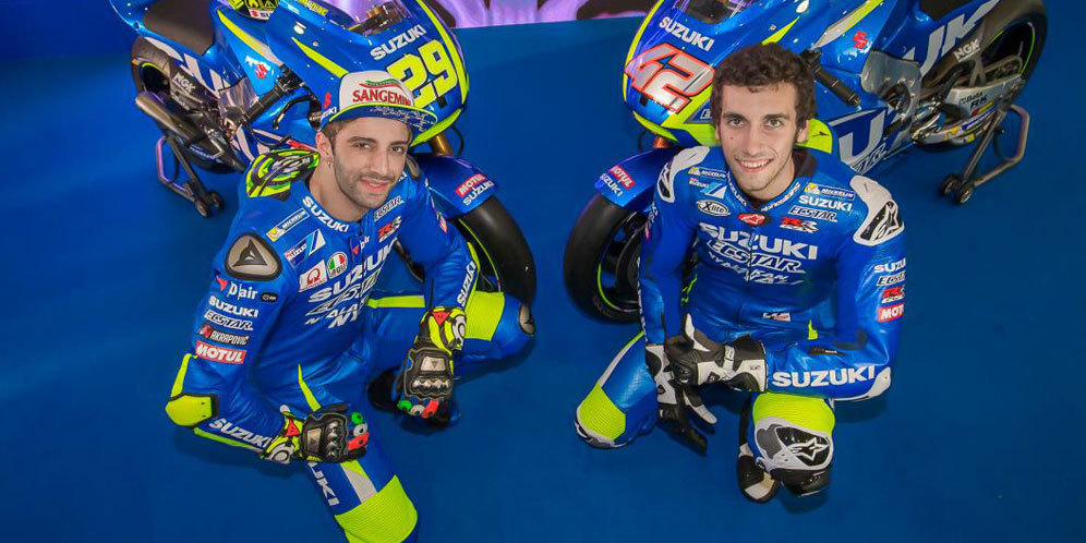 Suzuki Ecstar Resmi Perkenalkan Iannone dan Rins