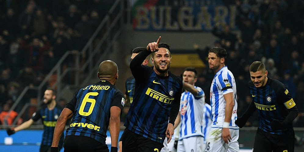 Hasil Pertandingan Inter Milan vs Pescara: Skor 3-0