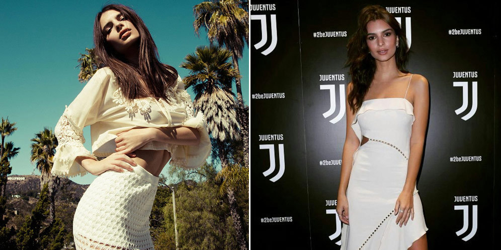 Model Seksi Emily Ratajkowski, Tamu Istimewa Juventus