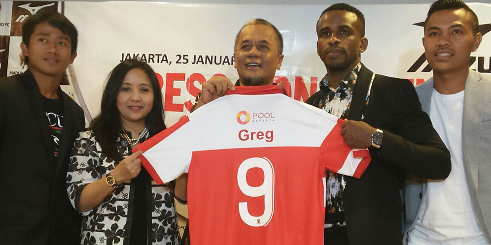 Madura United Tak Mau Ungkap Nilai Kontrak Greg