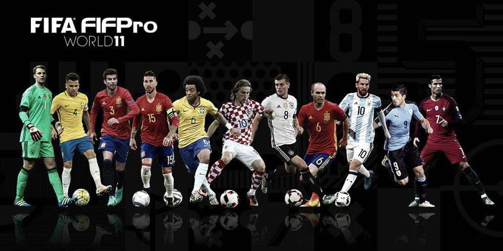 Inilah Pemenang FIFA/FIFPro World11 2016