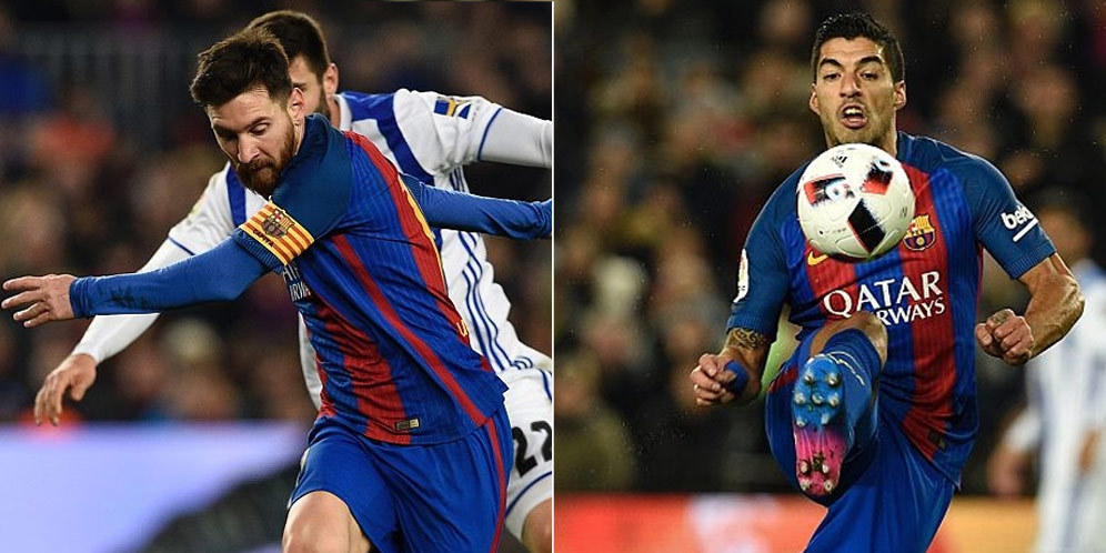 Messi dan Suarez Tak Terbendung