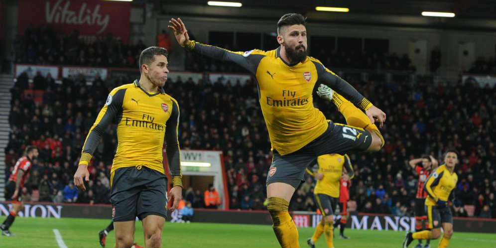 Giroud Ingin Segera Cetak 100 Gol untuk Arsenal