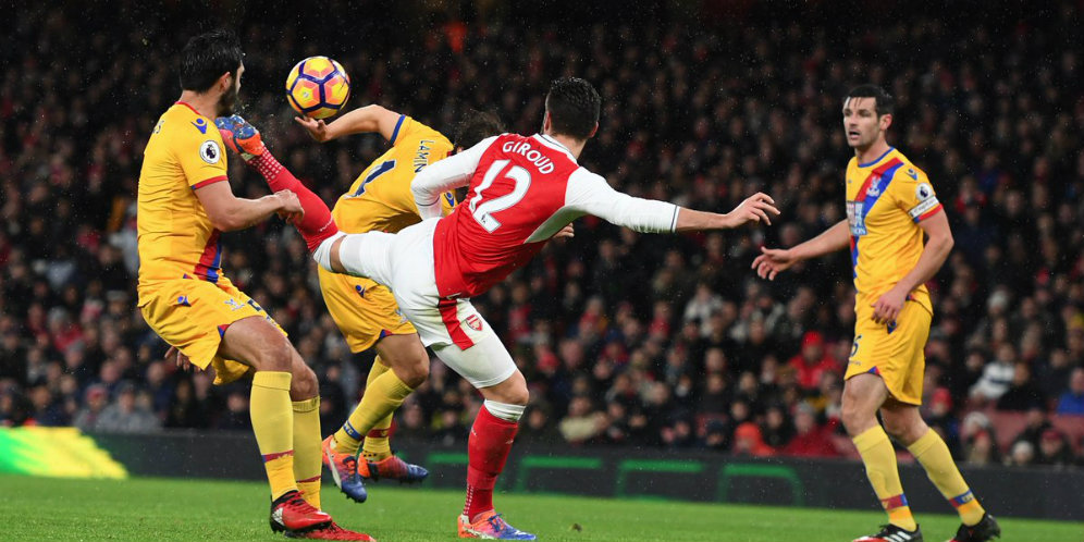 Gol Giroud Masuk Lima Besar Gol Favorit Wenger