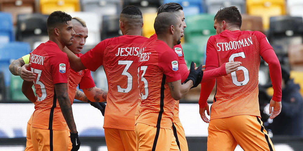 Hasil Pertandingan Udinese vs AS Roma: Skor 0-1