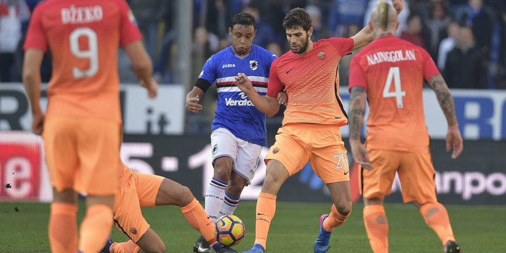 Hasil Pertandingan Sampdoria vs AS Roma: Skor 3-2