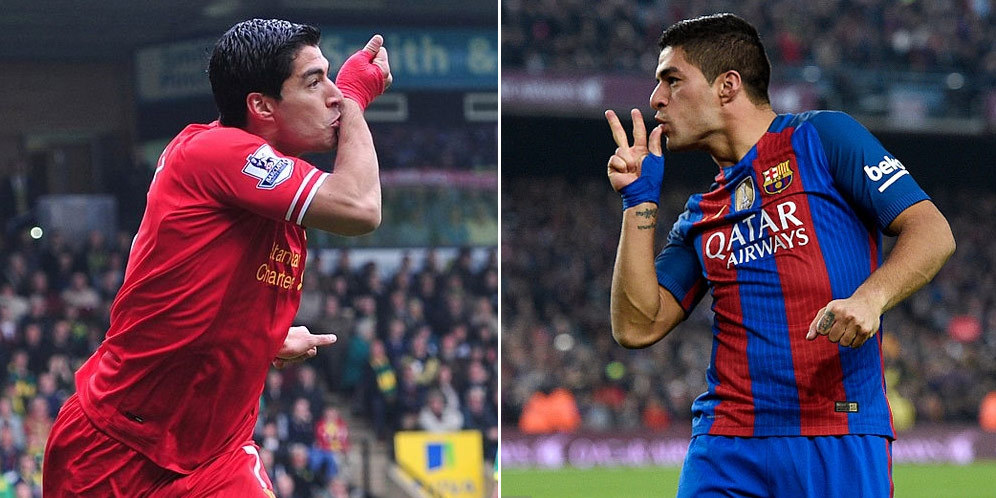 Luis Suarez, 139 Gol di Premier League dan La Liga