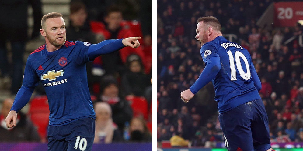 Catat Rekor Gol di MU, Rooney Dibuatkan Sepatu Spesial