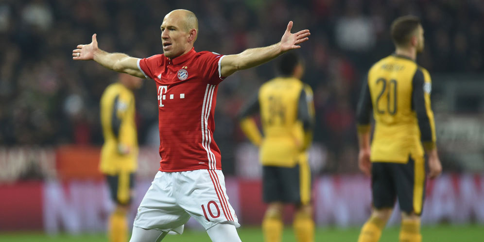 Robben: Bayern Ingin 'Bunuh' Arsenal