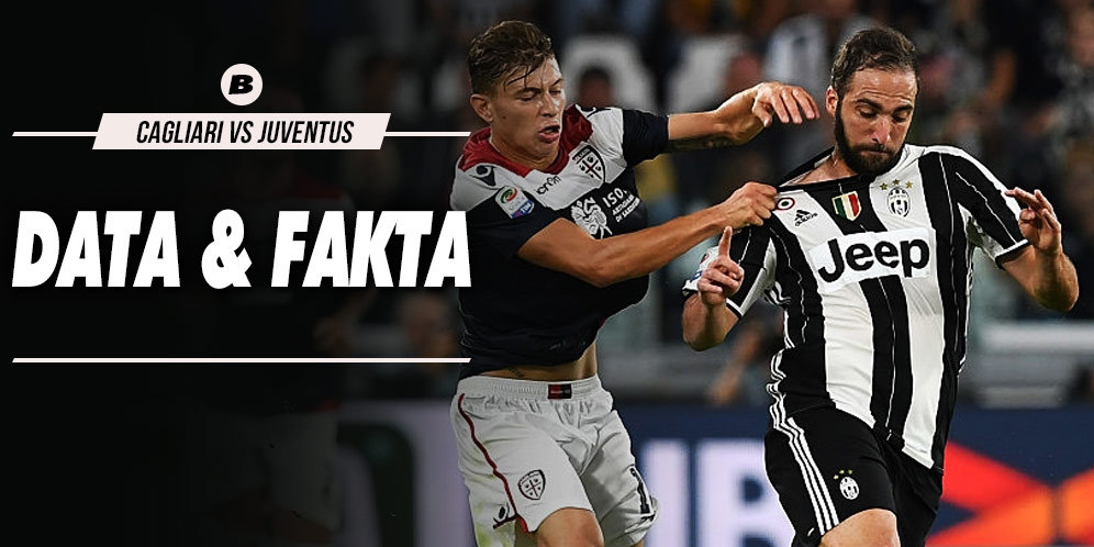 Data dan Fakta Serie A: Cagliari vs Juventus