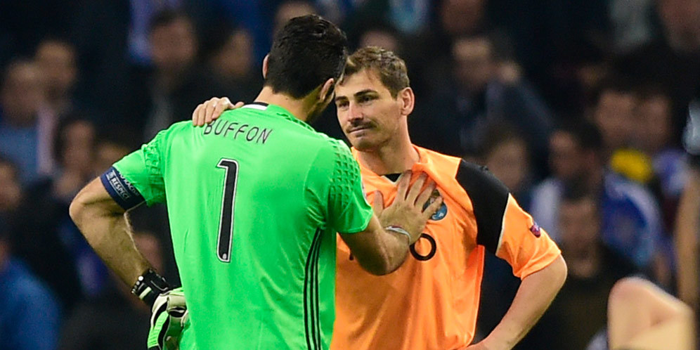 Casillas: Buffon Sebut Laga Jadi Mudah Karena Kartu Merah