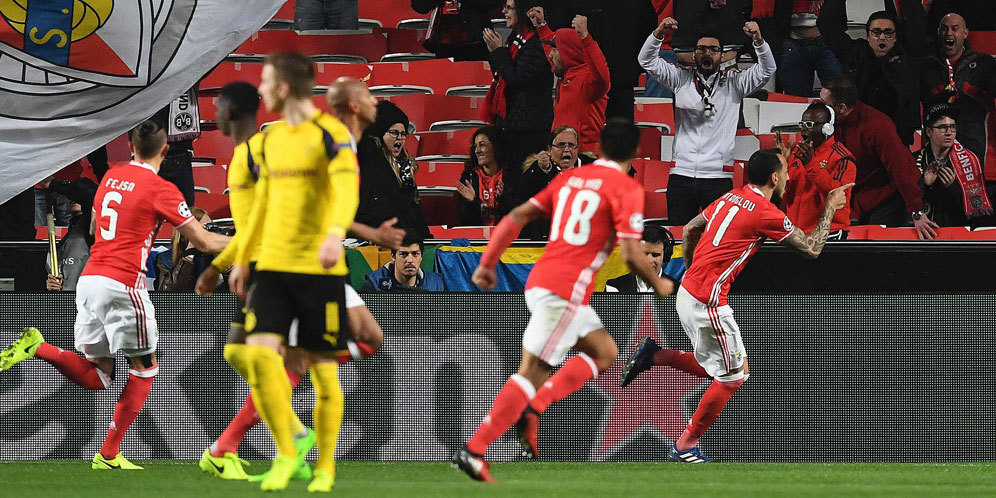 Hasil Pertandingan Benfica vs Borussia Dortmund: Skor 1-0