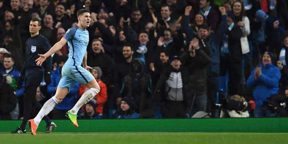 Selebrasi John Stones