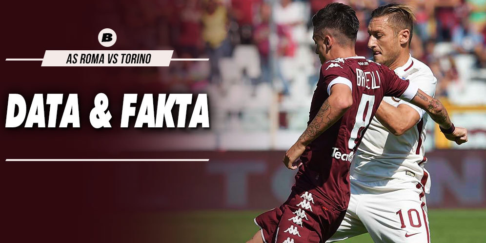 Data dan Fakta Serie A: AS Roma vs Torino