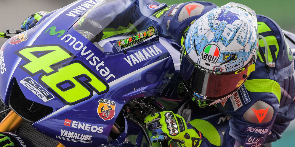 Behind The Scene: Desain Helm 'Winter Test' Valentino Rossi