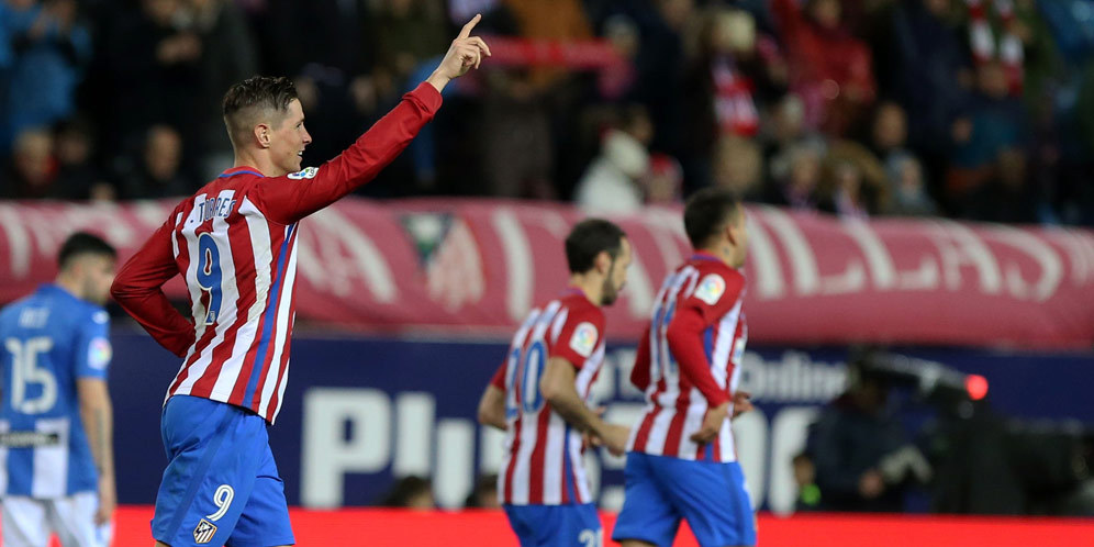 Torres dan Gol ke-4500 Atletico di La Liga