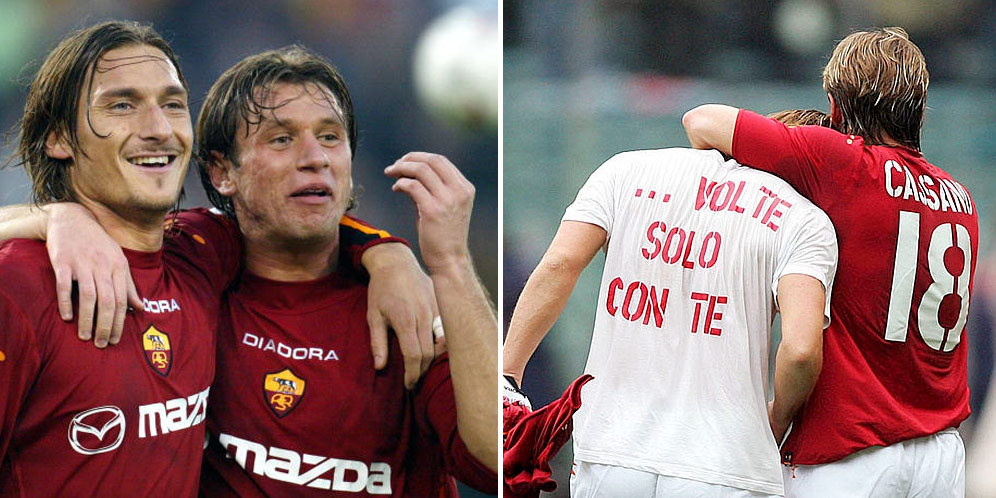 Duet Ajaib Totti-Cassano Yang Kini Tinggal Kenangan