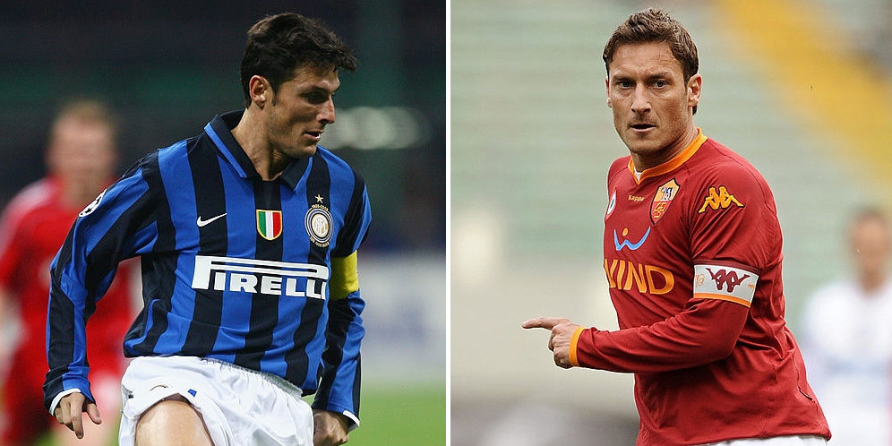 Inter vs Roma 2007/08, Zanetti vs Totti