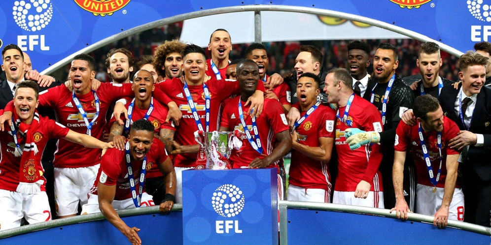 Reaksi Para Pemain MU Setelah Juara EFL Cup