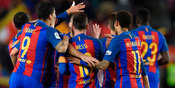 Highlights La Liga: Barcelona 6-1 Sporting Gijon Highlights La Liga: Barcelona 6-1 Sporting Gijon