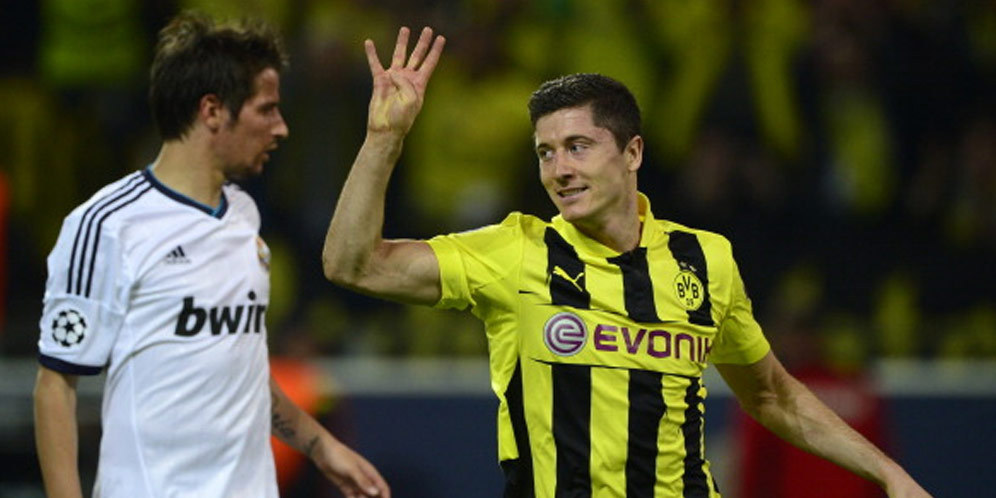 Real Madrid dan Memori Empat Jari Lewandowski