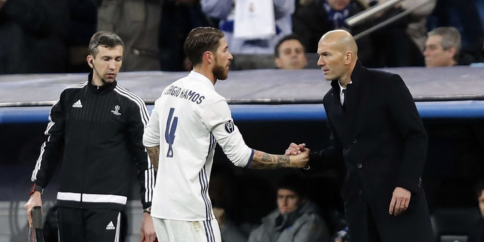 Ramos Dapat Kartu Merah, Zidane Tak Mau Salahkan Wasit