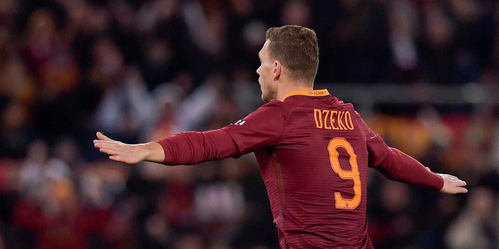 Dzeko Pemain Terbaik Roma Februari 2017