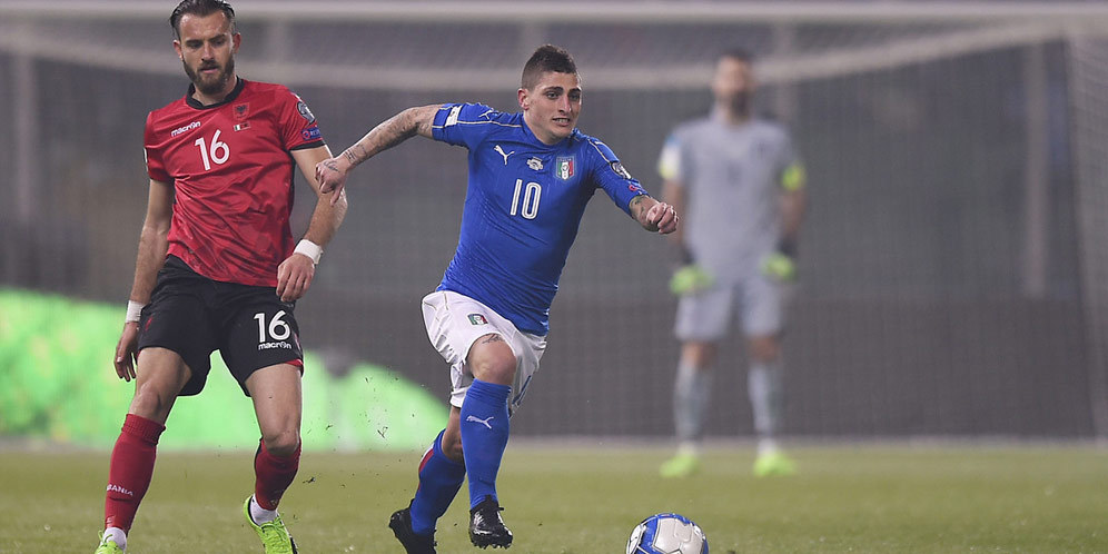 Veratti Kuasai Lini Tengah Italia