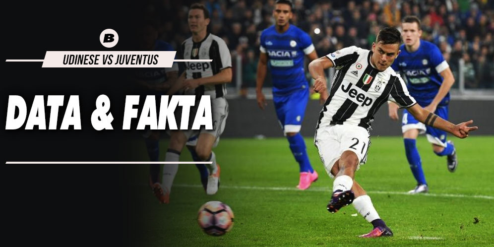 Data dan Fakta Serie A: Udinese vs Juventus