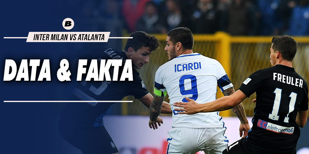 Data dan Fakta Serie A: Inter Milan vs Atalanta