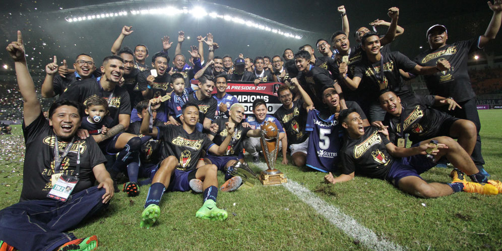 Lima Catatan Kesuksesan Arema FC Juara Piala Presiden 2017