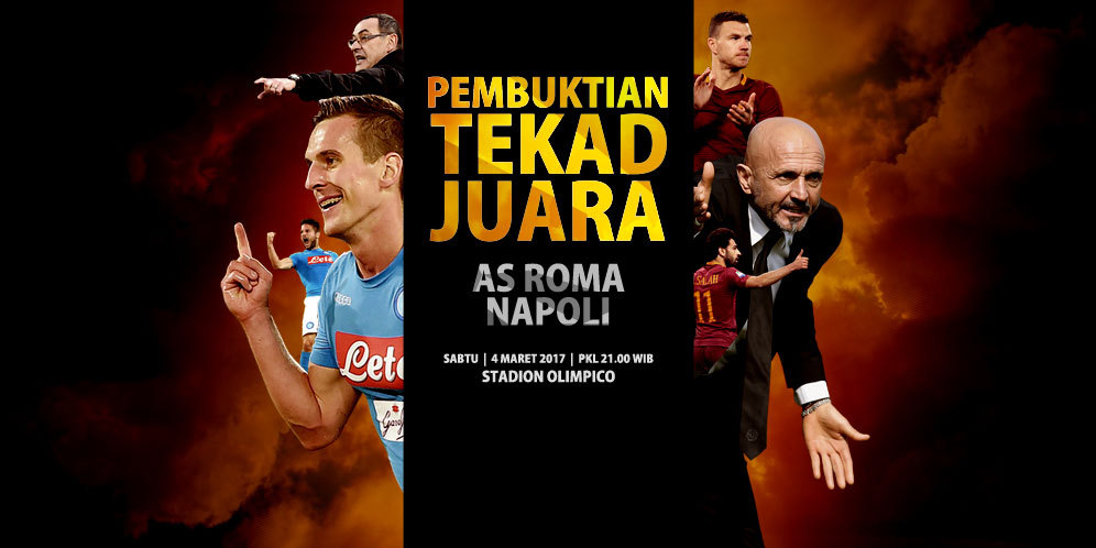 Prediksi AS Roma vs Napoli 4 Maret 2017