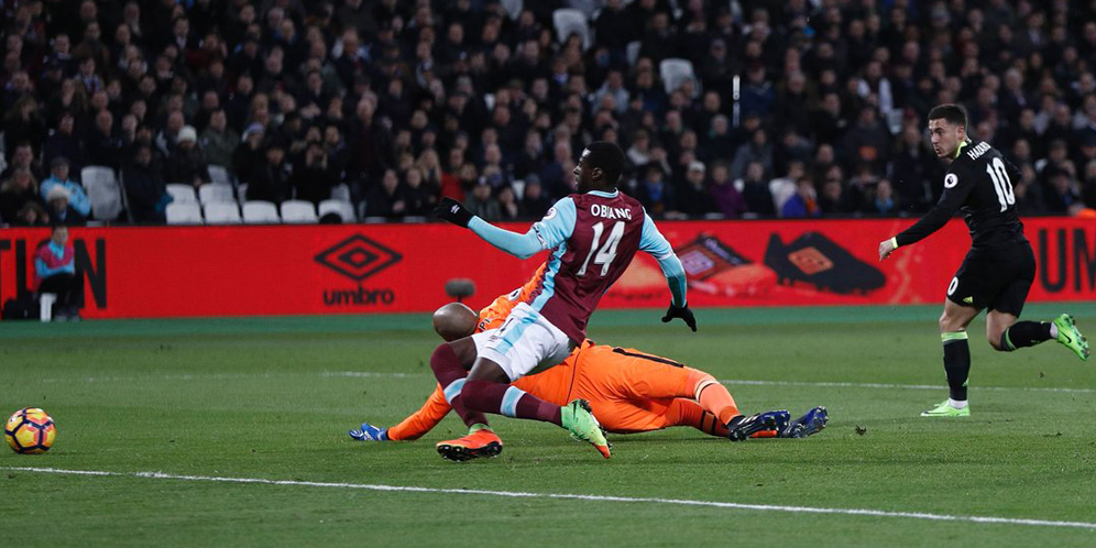 Hasil pertandingan West Ham vs Chelsea: Skor 1-2