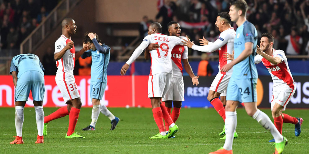 Hasil Pertandingan AS Monaco vs Manchester City: Skor 3-1