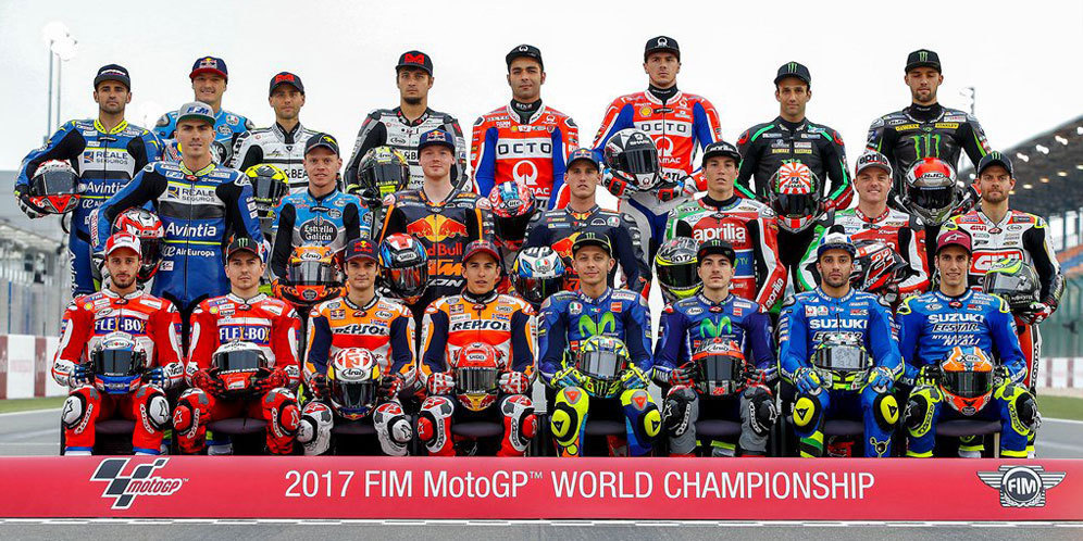 12 Juara Dunia Ramaikan Persaingan MotoGP 2017