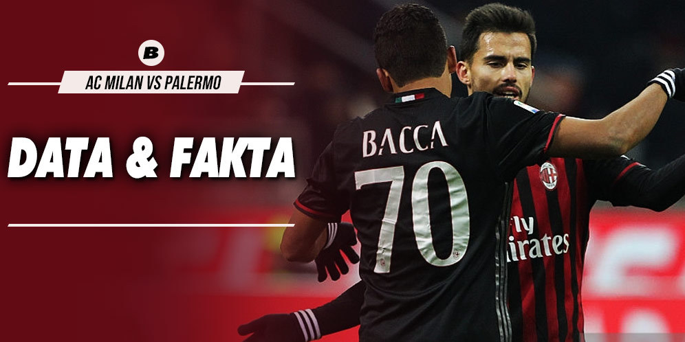 Data dan Fakta Serie A: AC Milan vs Palermo