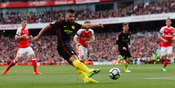 Hasil Pertandingan Arsenal vs Manchester City: Skor 2-2
