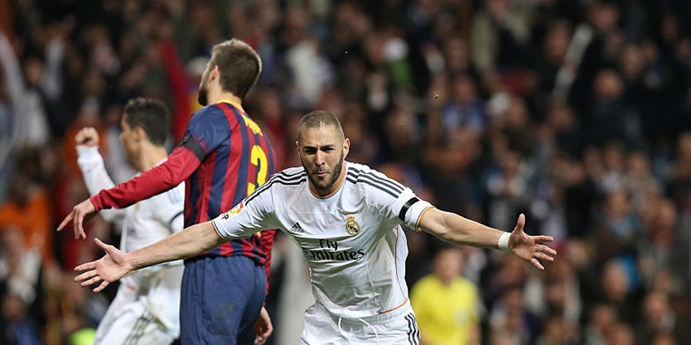 Gol-gol Benzema vs Barcelona di La Liga