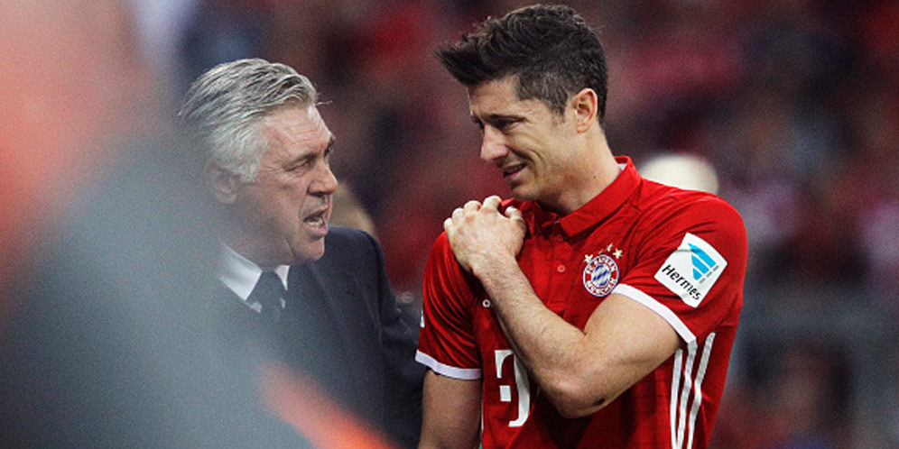 Ancelotti Tak Tahu Apakah Lewandowski Akan Bermain