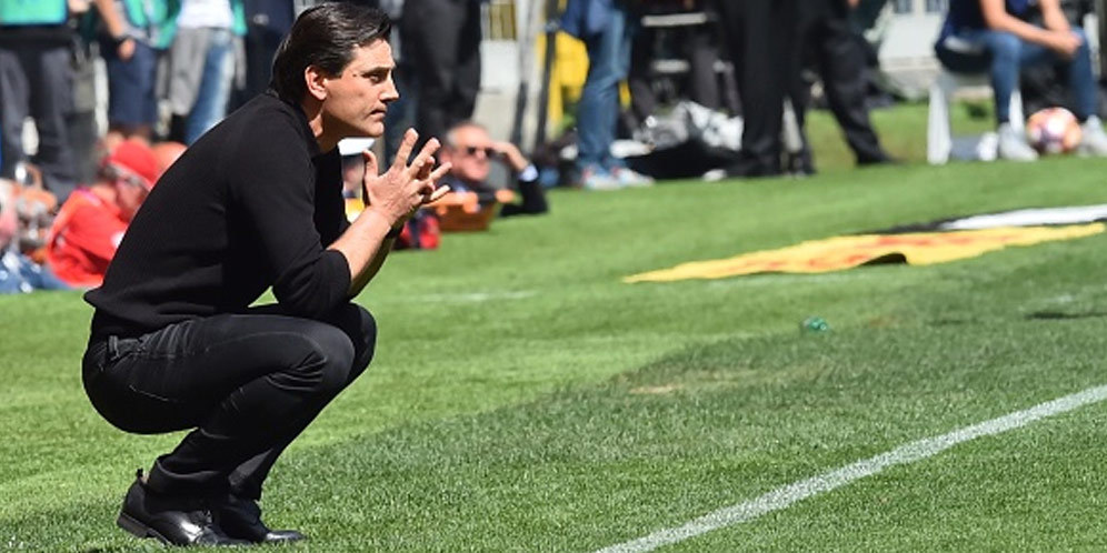 Montella Pasang Badan Soal Performa Lini Depan Milan