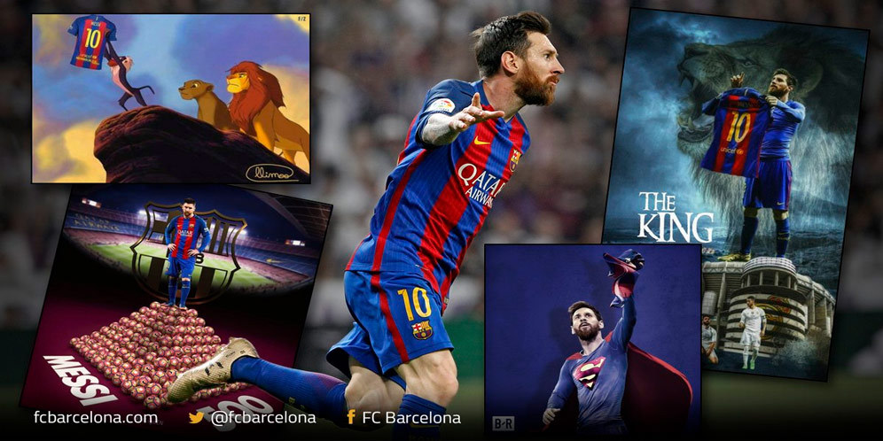 Tribute Untuk 500 Gol Lionel Messi