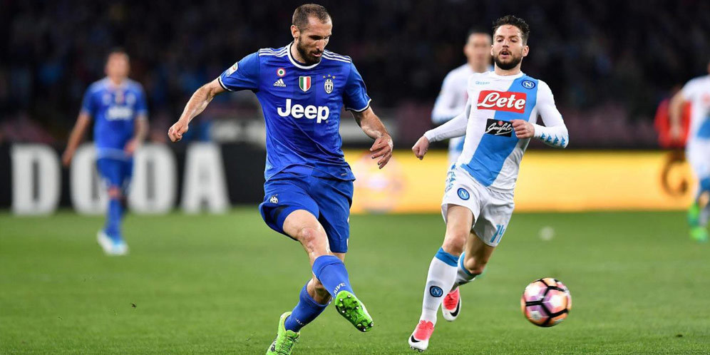 Chiellini: Fans Napoli Hujat Kami, Tapi Mereka Sportif